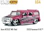 Jada Dub City Candy Red 2003 Hummer H2 1:64 Scale Die Cast Truck