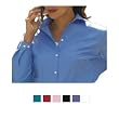 Van Heusen - Ladies' Silky Poplin Long-Sleeve Blouse (V0114)