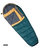 Wenzel 2007 Windy Pass 0-Degree Mummy Sleeping Bag (Green/Gold)