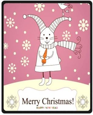 Good Quantity Merry Christmas and a Happy New Year Blanket 40" x 50" Fleece Blanket (Small)