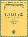 Henry Schradieck: School Of Violin Technics Book One (Viola)