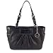 Coach 13759 Pleated Leather East West Gallery Tote Handbag