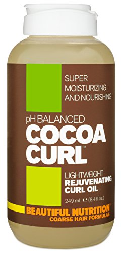 Beautiful Nutrition Cocoa Curl Rejuvenating Curl Oil, 8.8 Ounce