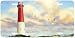 Barnegat Lighthouse Art Print - License Plate Tag By Don Ray From Airstrike