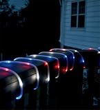 16-1/2'L Red, White & Blue 50 LED Solar-Powered Rope Light
