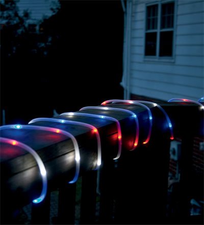 Discount Today !! Promotions Here For Buy 16-1/2'L Red, White & Blue 50 LED Solar-Powered Rope Light on Discount Now