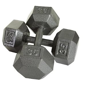 Troy Barbell USA Sports IHD-005 Solid Hex Dumbbells Solid Hex Dumbbells – 5 lb, Sold Individually