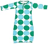 Sweet Peanut Organic Cotton Gown-Lily Pad-0-3 Months