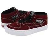 VANS Half Cab Shoe in Rio Red / White / Black