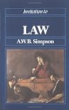 Invitation to Law (Invitation Series),
A. W. B. Simpson