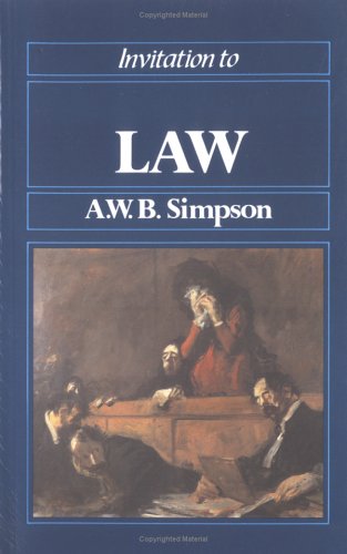 Invitation to Law (Invitation Series)