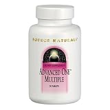 Advanced One Multiple, Multi Vitamins, Minerals, and Nutritional, 90 tabs from Source Naturals