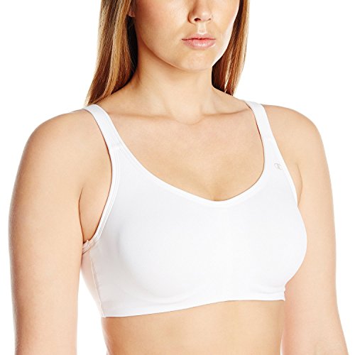 Champion Women's Double Dry Distance Underwire Sports Bra, White, 34/36C/D