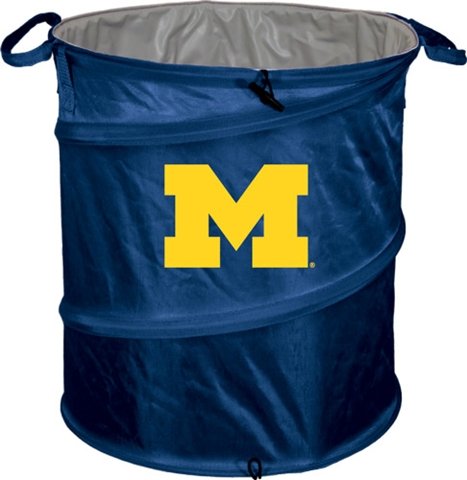 University of Michigan Wolverines Trash Can Cooler
