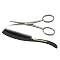 Tweezerman Moustache Scissors with Comb