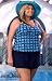 Delta Burke Tidal Splash Plus Size Skirtini Swimsuit - Plus Size Swimwear Plus Size Swimsuits