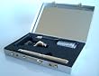 Travel Set Silver Plated Mach 3 Razor & Toothbrush in Mirrored Case