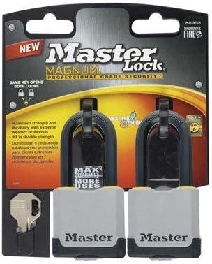 Master Lock #M515XTLHCCSEN 2PK 2" LS Cover Padlock