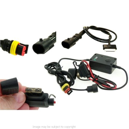 Motorcycle Direct to Battery Hardwire Charging Cable for iPhone 4S