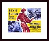 Jailhouse Rock, Art Poster with Wood Frame, poster size: 11