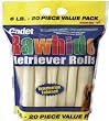 06202 Rawhide Retriever Rolls 20PK