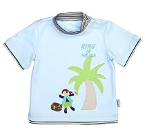 Sterntaler 74919 T-Shirt Pepe aus Jersey mit B&uuml;gelmotiv Pirat und Stickmotiv Farbe bleu (Farb-Nr. 31)