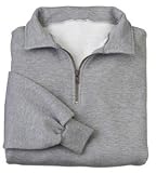 NEW JERZEES SUPER SWEATS - 1/4 Zip Sweatshirt with Cadet Collar Oxford-2XL