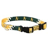 MLB Oakland Athletics Adjustable Dog Collar (Medium)