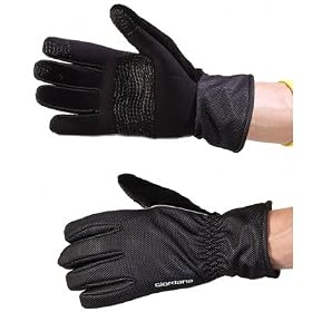 Giordana 2008 09 Silverline Five finger Winter Cycling Gloves - Black - GI-WNGL-SILV-BLCK by Giordana