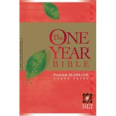 The One Year Bible Premium Slimline LP NLT