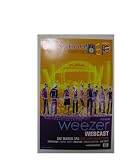 Weezer Handbill Poster yahoo Webcast