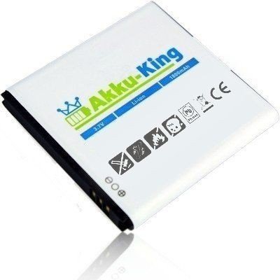 Akku-King Akku Li-Ion kompatibel zu Samsung Galaxy S i9000 i9001 i9003 i9010 B7350 (ersetzt: EB575152VU) 1800 mAh