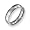 Stainless Steel 5mm Polished Comfort Fit Wedding Band Ring (SIZE 6 )