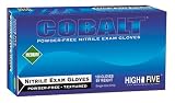 High Five Cobalt Nitrile Exam Glove. Large
