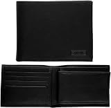 Fossil Mens Small Leather - Chicago Passcase (Color: Black)