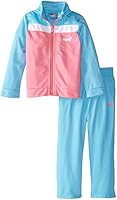 PUMA Little Girls' Color Block Tricot Track Set