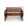 Wooden Cartwheel Garden Bench