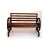 Wooden Cartwheel Garden Bench