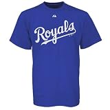 Majestic Kansas City Royals Royal Blue Word Mark T-shirt