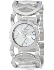 XOXO Womens XO5210 Silver Dial Silver-tone Open Link Bracelet Watch