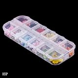 EOZY 60Pcs 3D Fleur Acrylique UV Lame Gel Nail Art Téléphone DIY Décoration