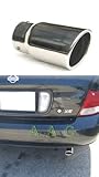 Stainless steel exhaust tip w/ mirror polish finish - Nissan Sentra 00-06