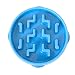 Outward Hound Fun Feeder Slo-Bowl Healthy Slow Feeding Dog Bowl, Small, Blue