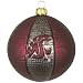 Scottish Christmas Washington State Cougars 3 inch Glass Basketball Ornament