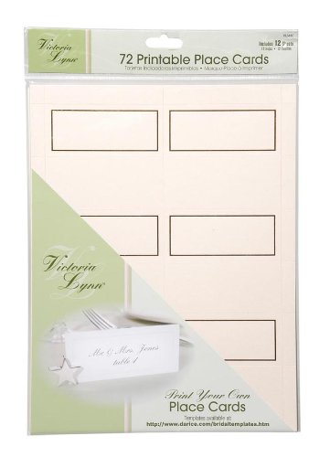 place cards upon printing