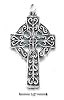 Low price Sterling Silver Antiqued Celtic Cross Charm
