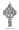 image Sterling Silver Antiqued Celtic Cross Charm
