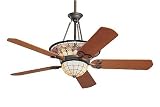 Emerson CF2680WB 52 Raphael Tiffany Weathered Bronze Ceiling Fan w/ Light, Wall Ctrl & B52MH Blades