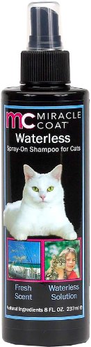 Miracle Coat Spray-On Waterless Shampoo for Cats 8 oz.