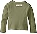 L'ovedbaby Unisex-Baby Newborn Organic Wrap Shirt, Sage, 0/3 Months